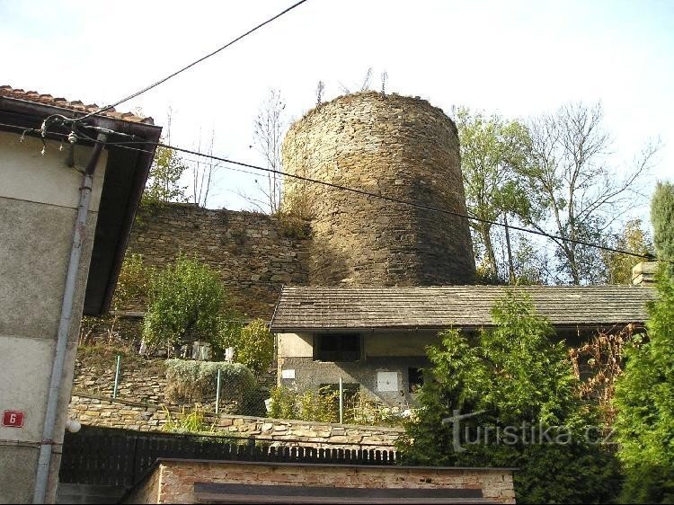 Turnul castelului păstrat