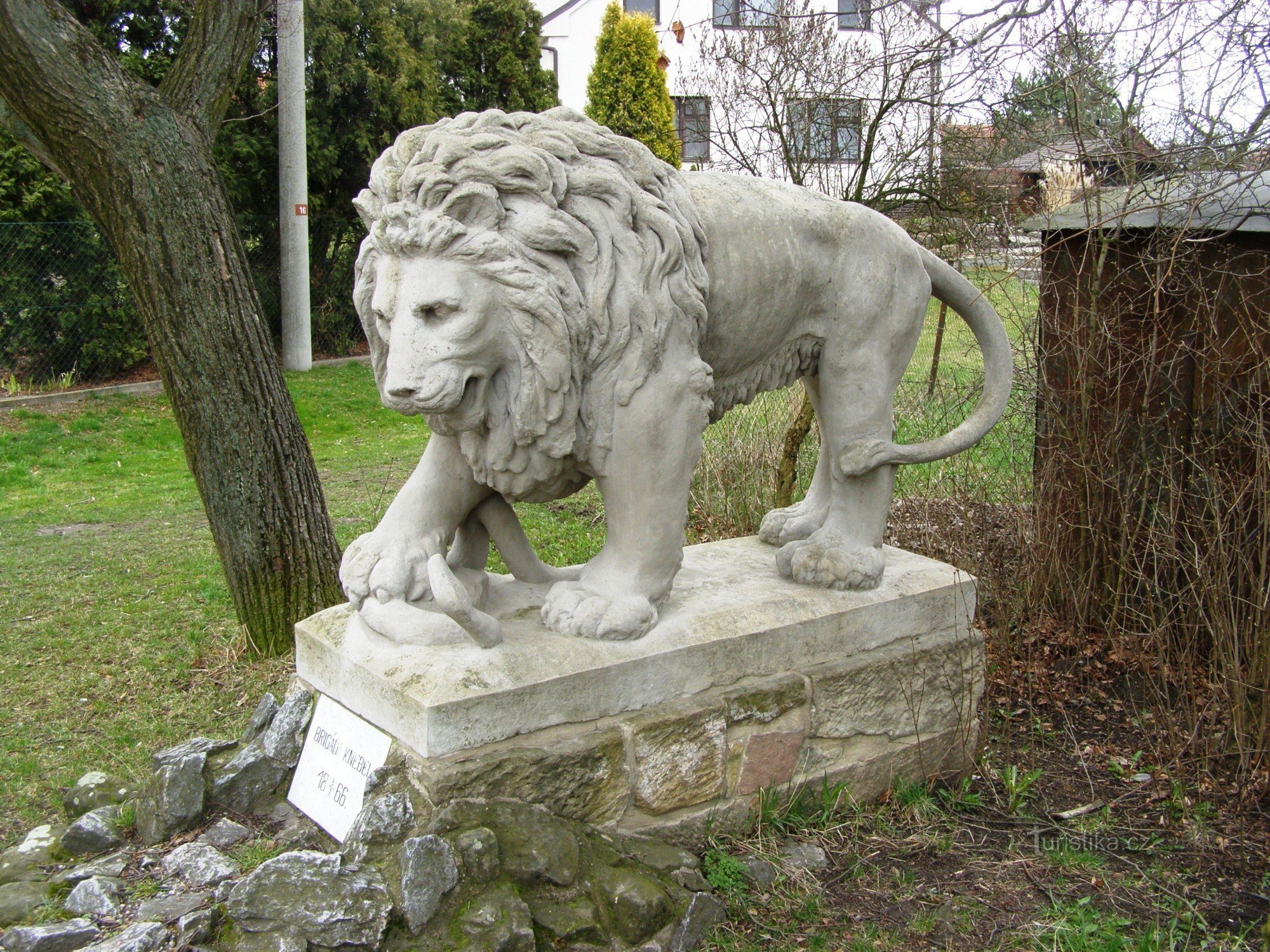 Dohalice - monument to Knebel's brigade