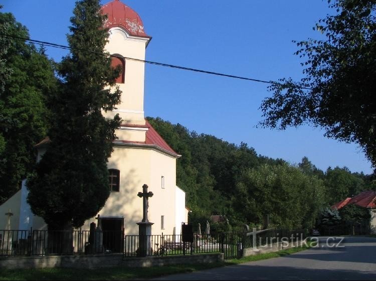 Kunčice inferiore, chiesa