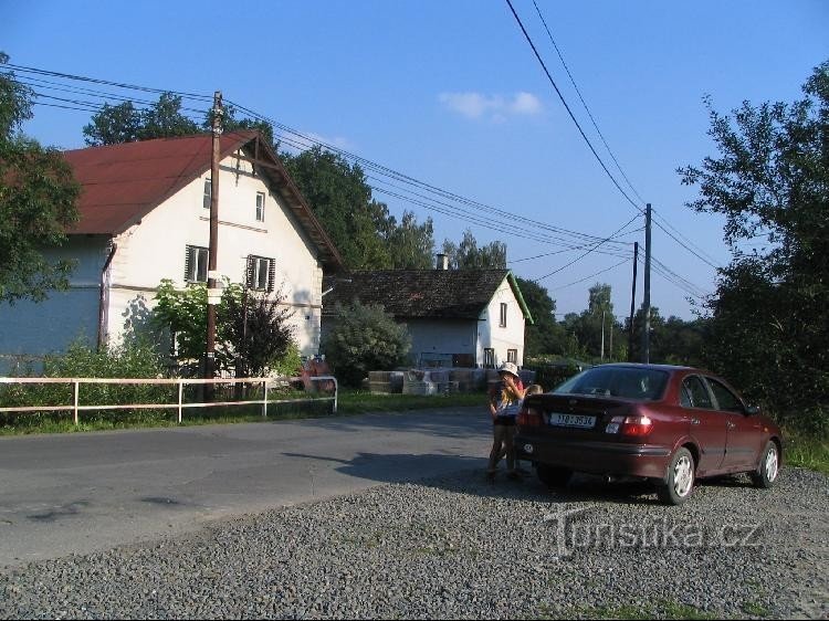 Dolejší Kunčice, drogowskaz