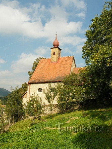 Dolní Čepi - biserica Sf. Wenceslas