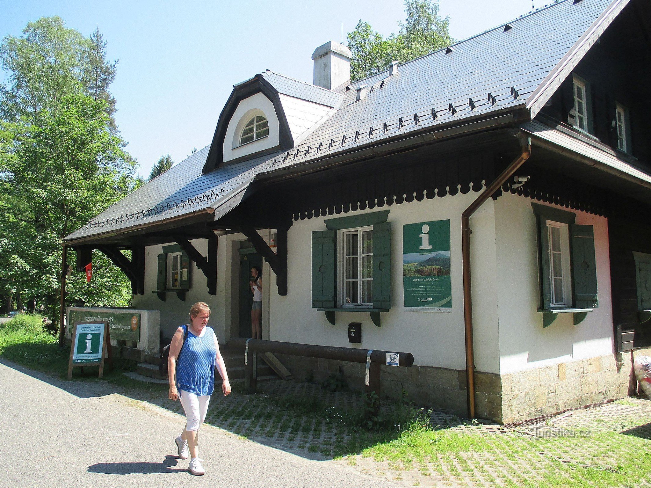 Dolní Chřibská - informační středisko  Saula