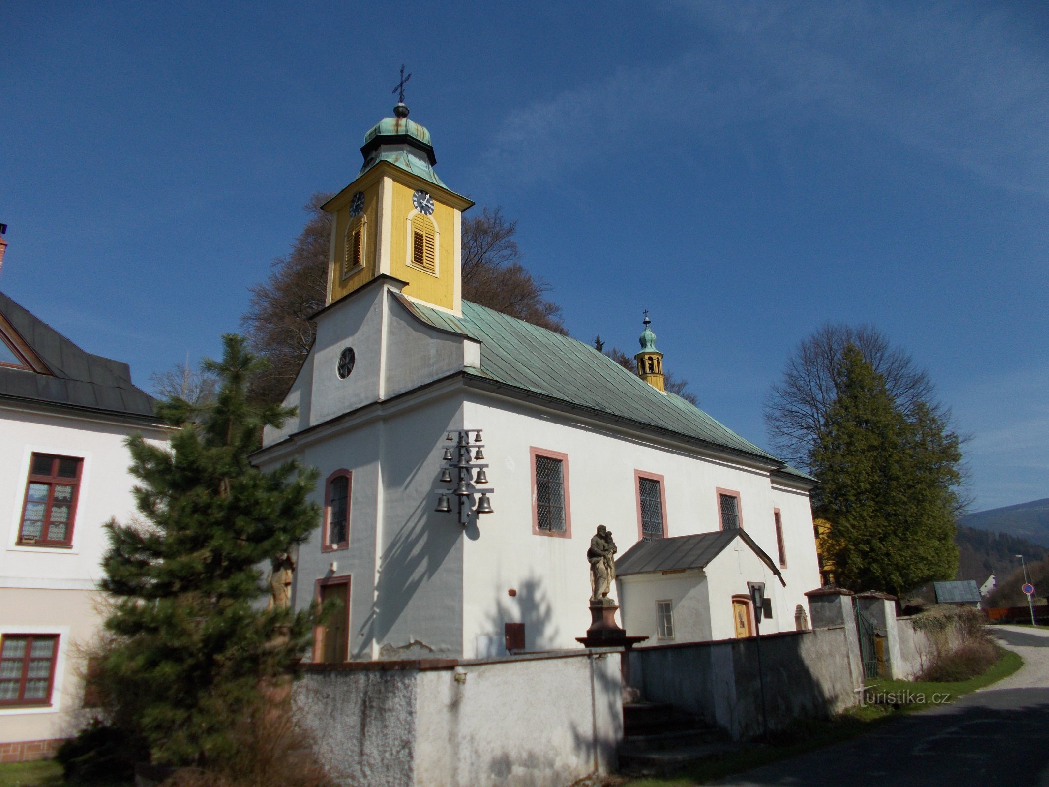 Dolní Dvůr - Pyhän Nikolauksen kirkko. Joseph