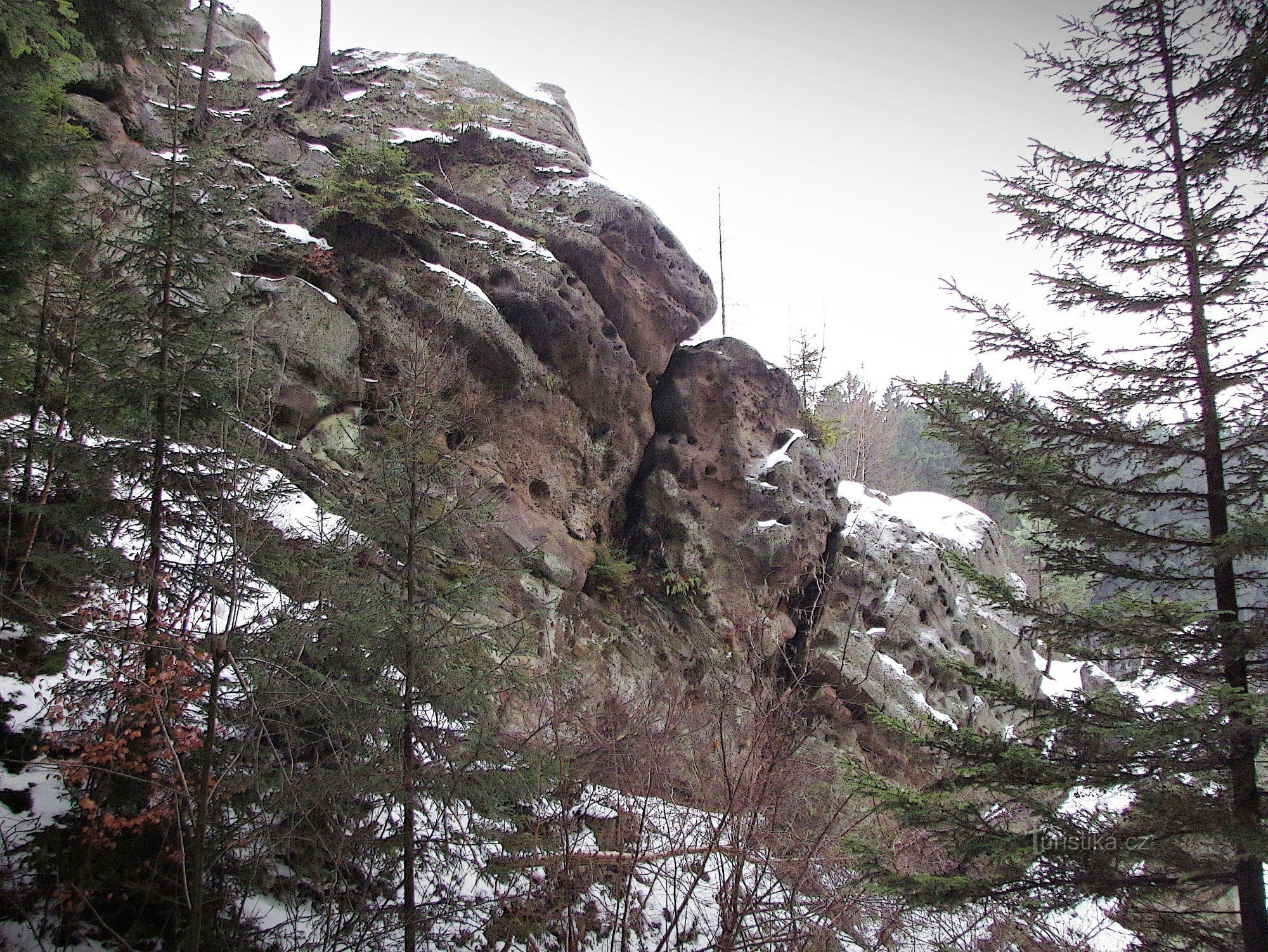 Untere Lačnovské (Trčkovy) Felsen