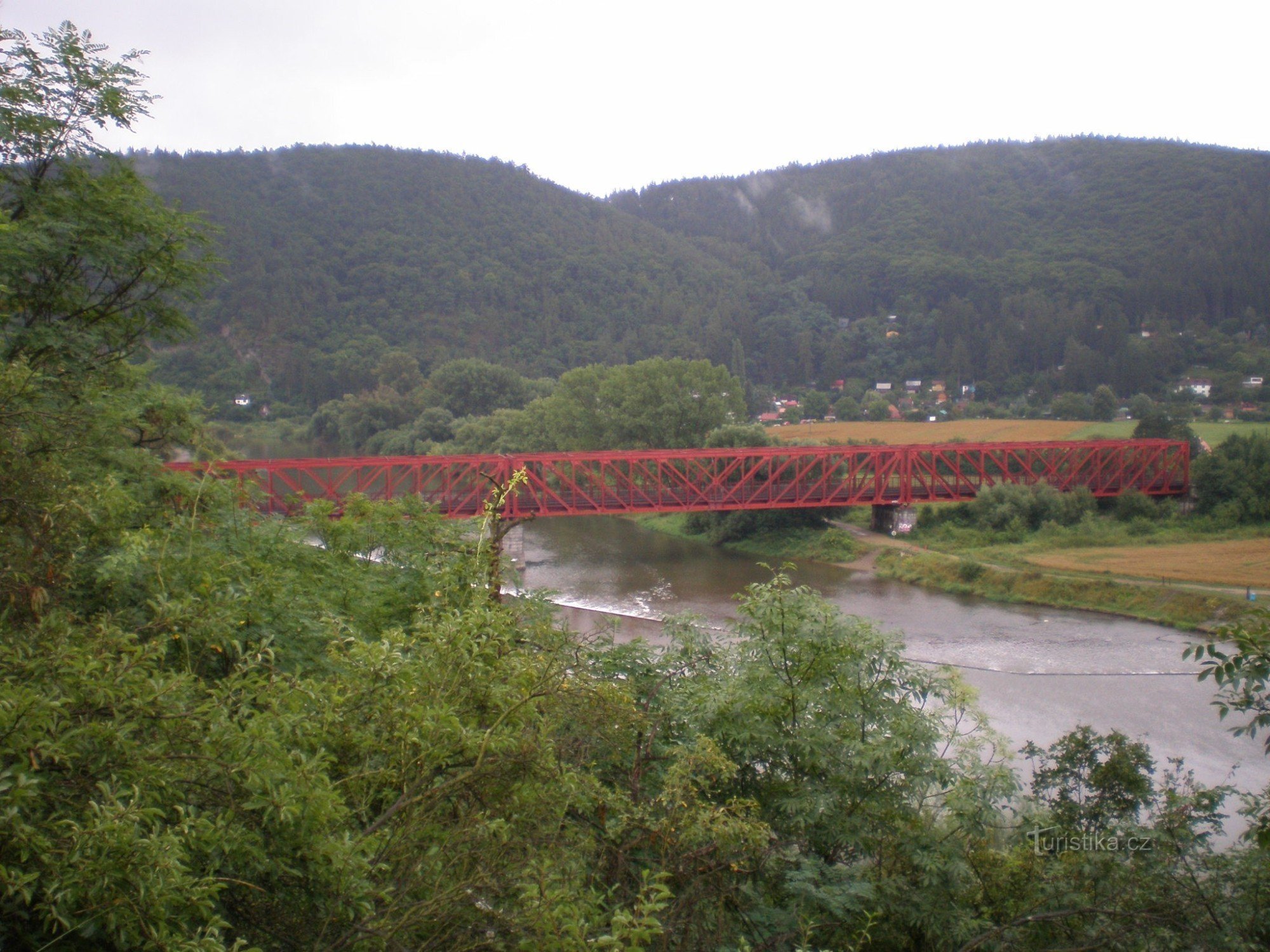 Dolní Mokropsy - σιδηροδρομική γέφυρα