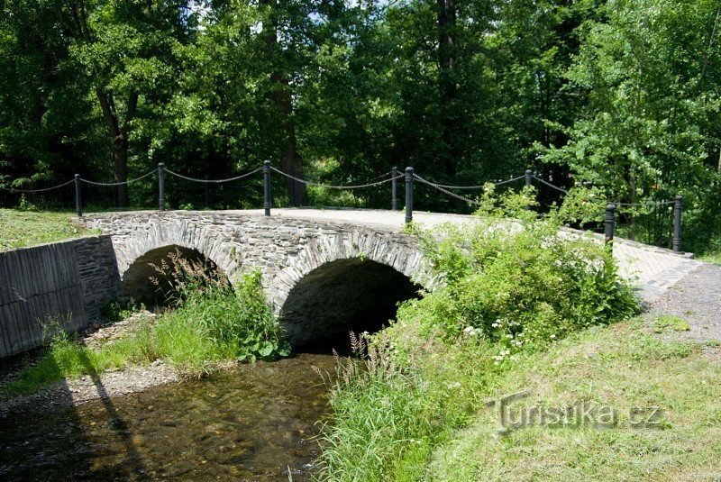 Dolní Moravice - barokke brug