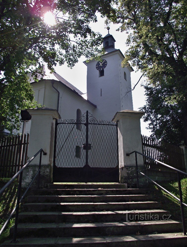 Dolní Moravice - Szent István-templom. Idősebb Jacob