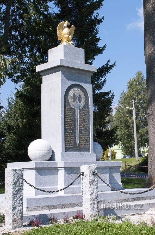 Dolní Moravice - monument van de Eerste Wereldoorlog