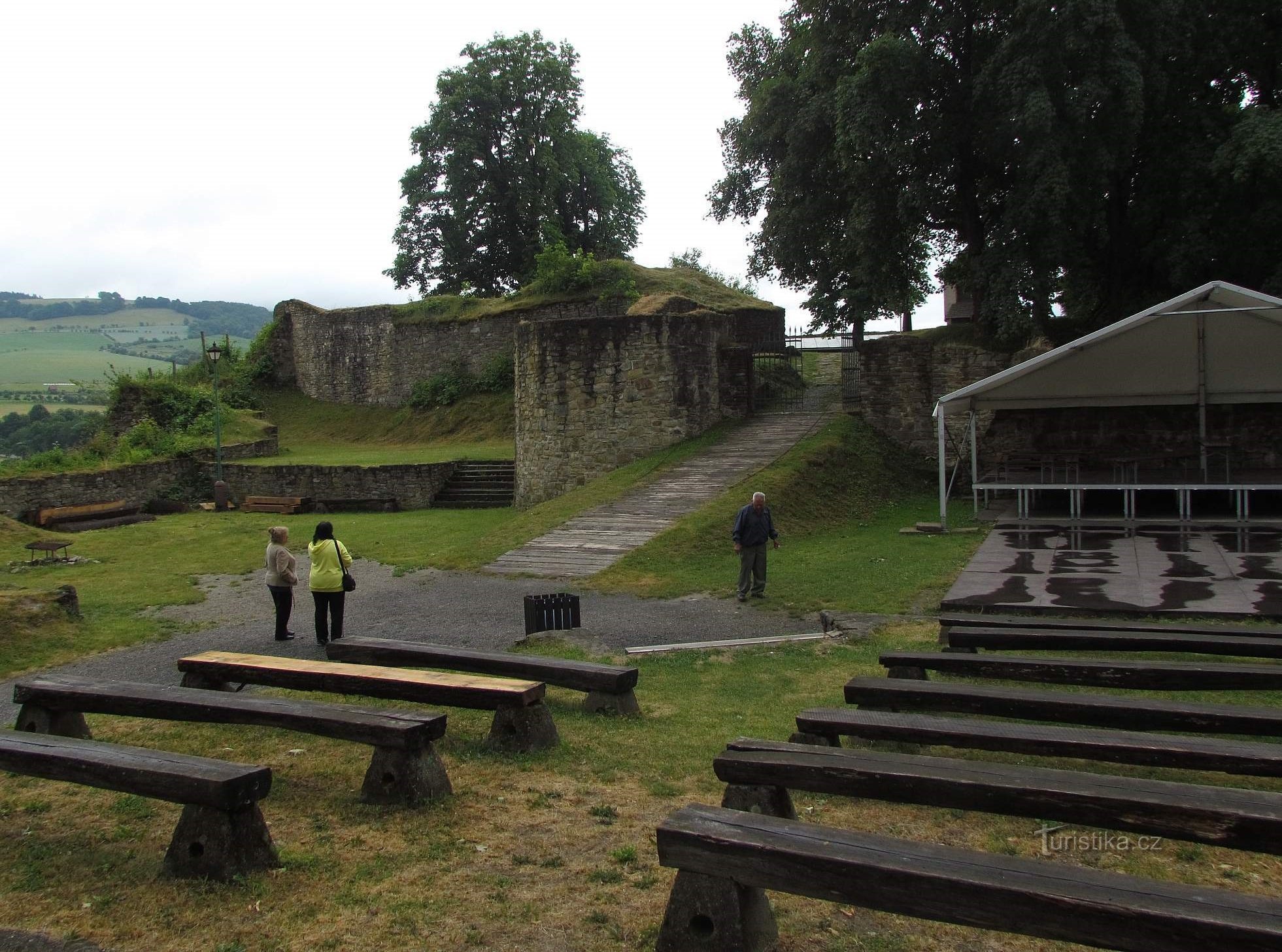 lower courtyard