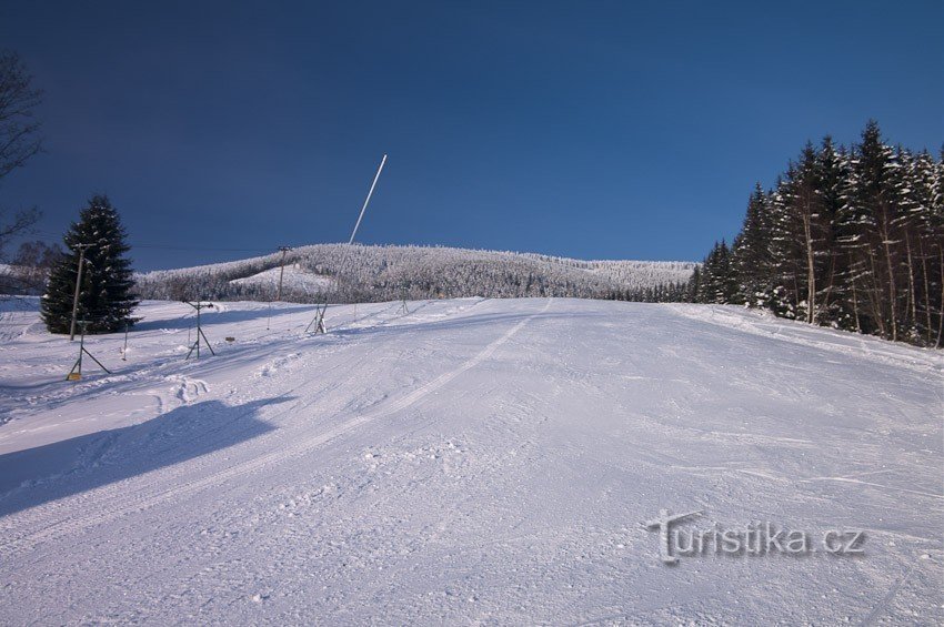 Spodnja pobočja Stříbrnice