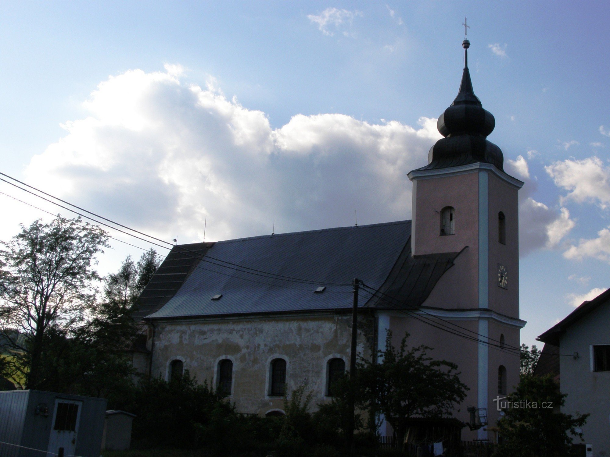Domašov - Iglesia de St. Juan el Bautista