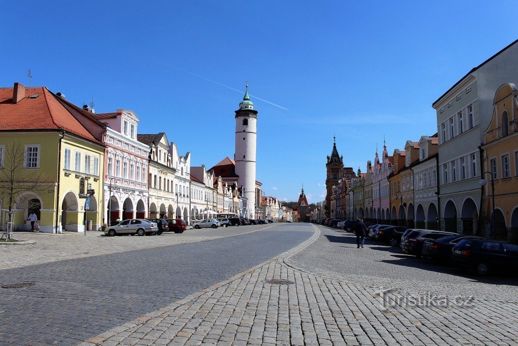 Domažlice, náměstí Miru