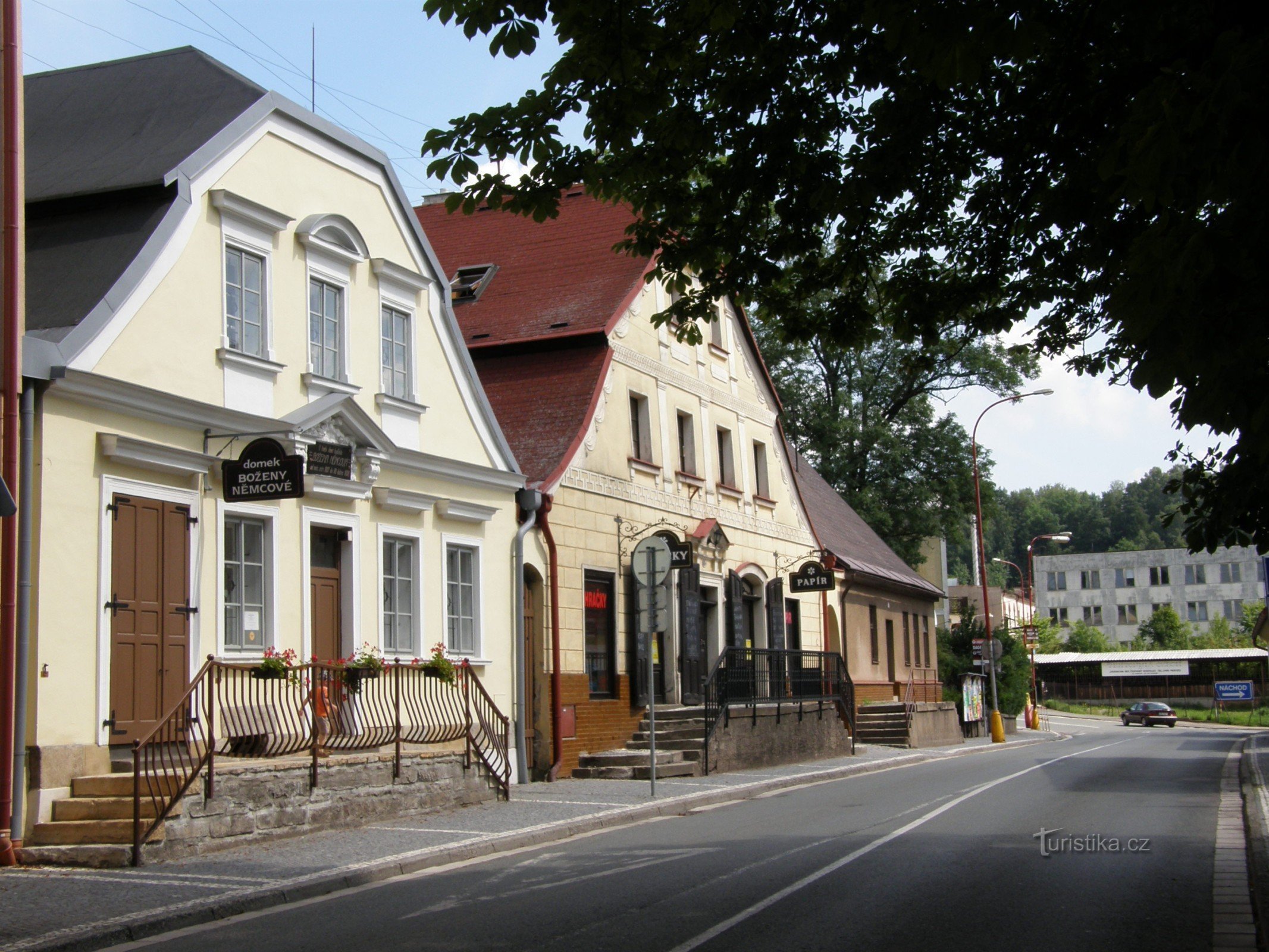 La casa di Božena Němcová a Červené Kostelec