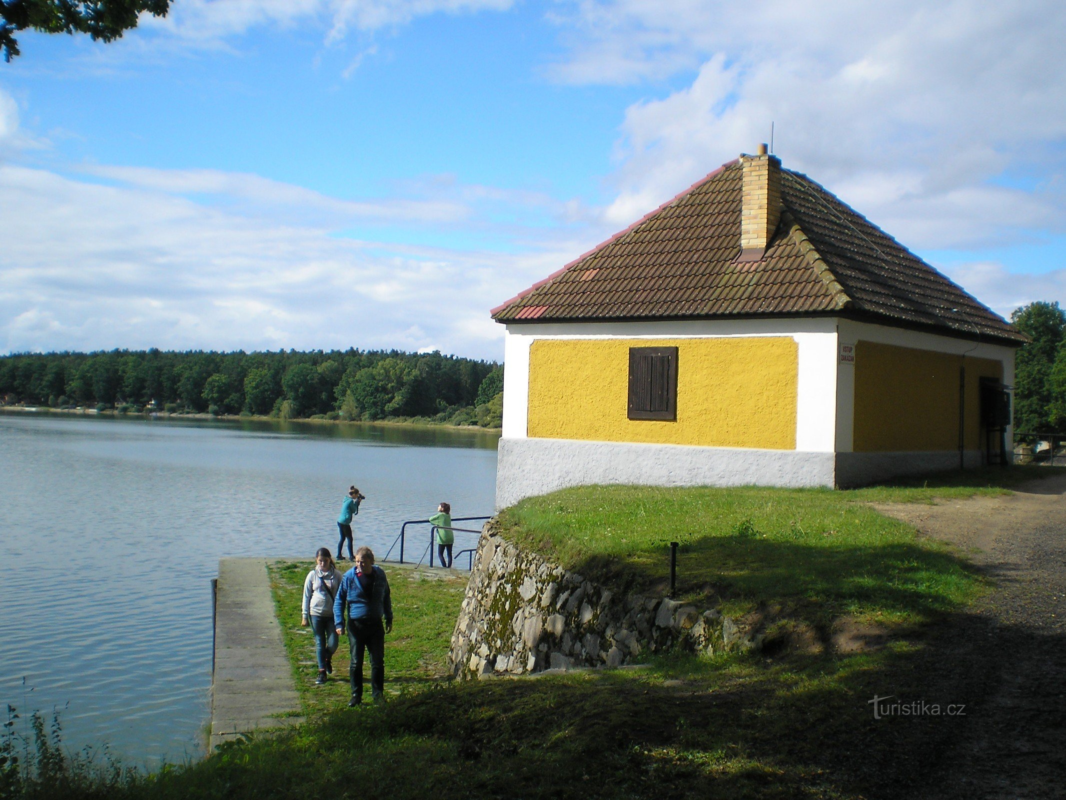 Casa con servizio di scarico