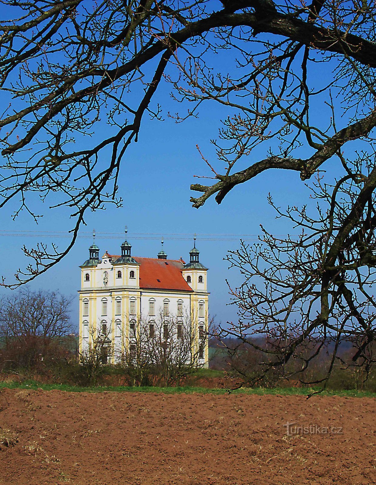 Dominant of Moravský Krumlov - chapel of St. Floriana