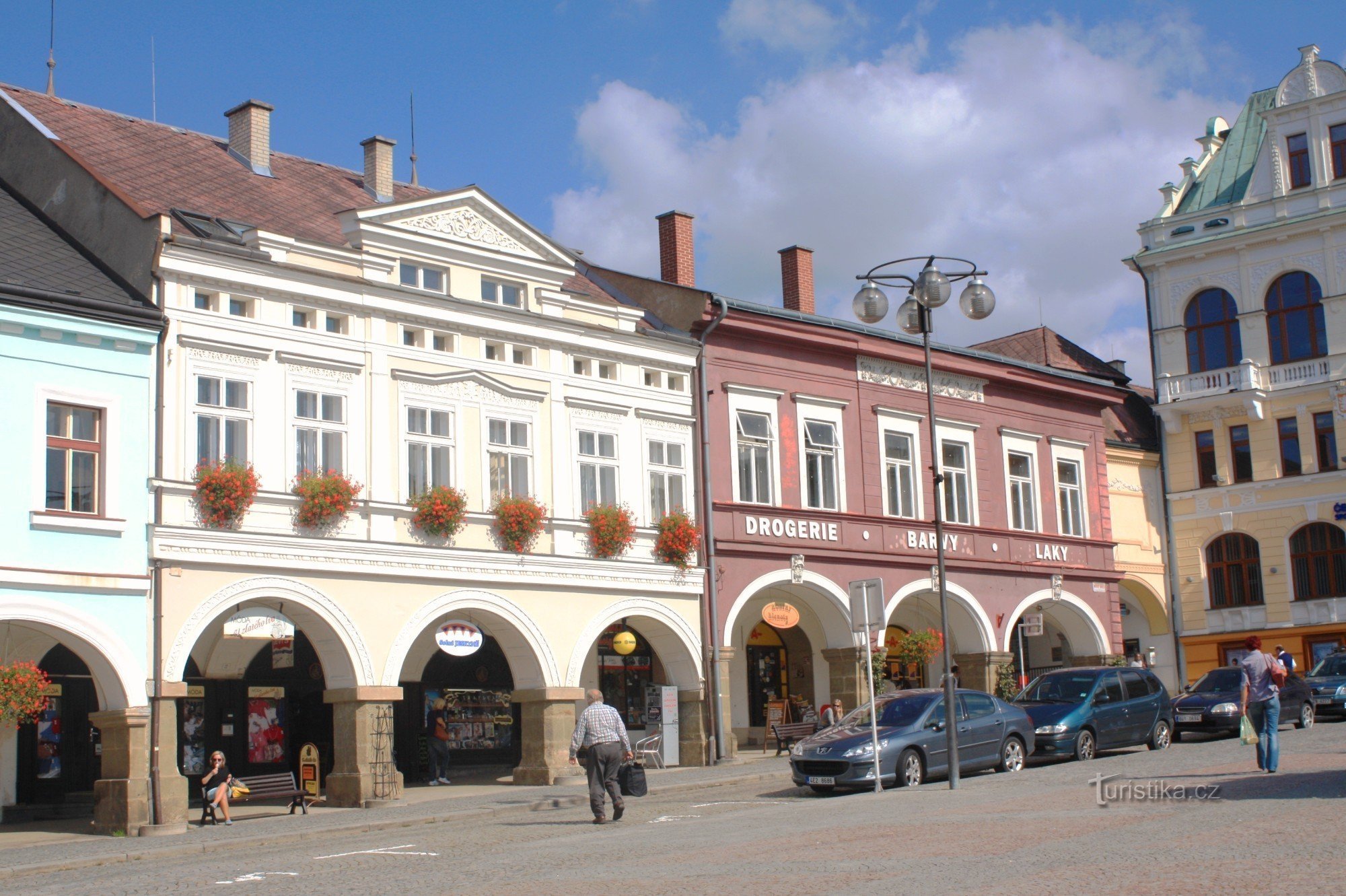 Houses on Mírové náměstí