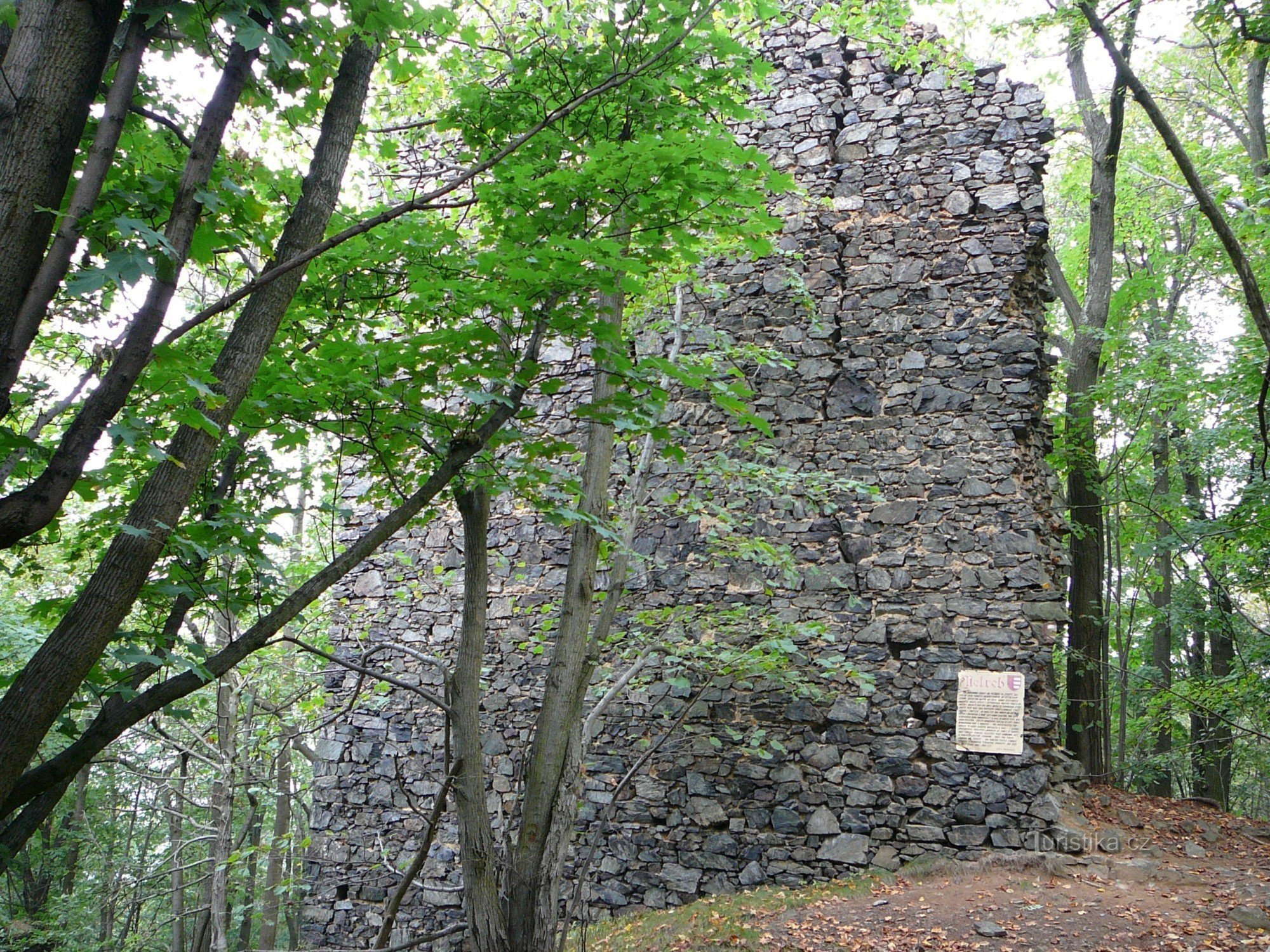 Donjon från utsidan