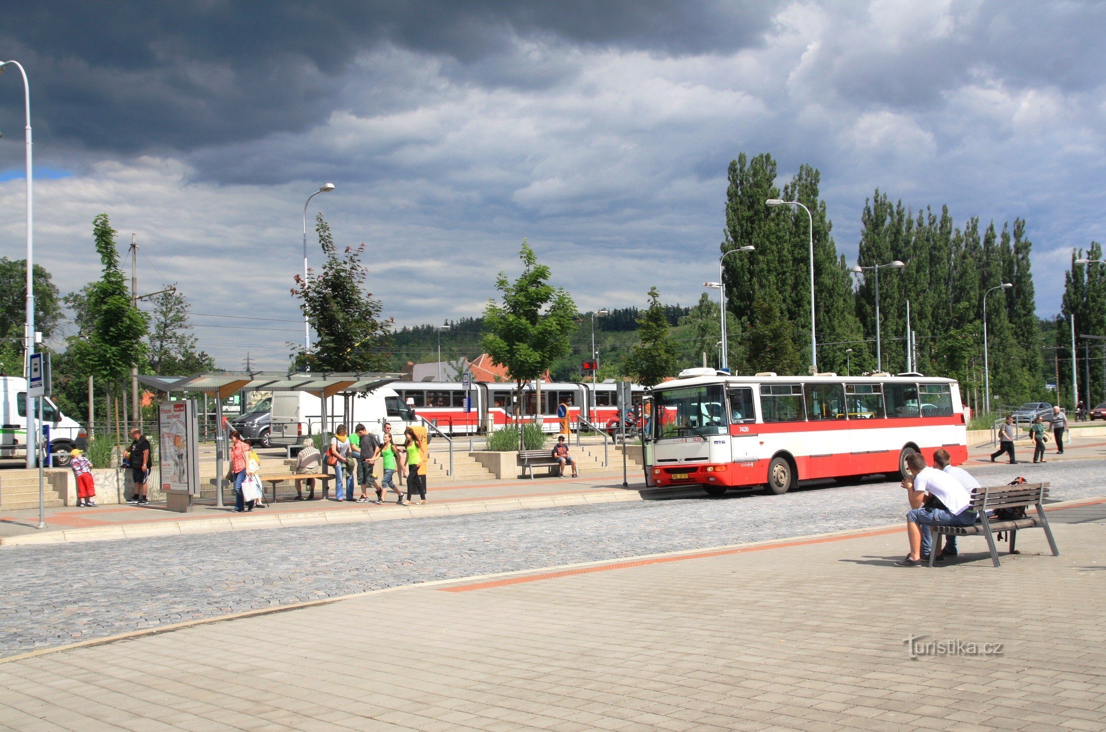 Transportterminal in Brno-Bystrec