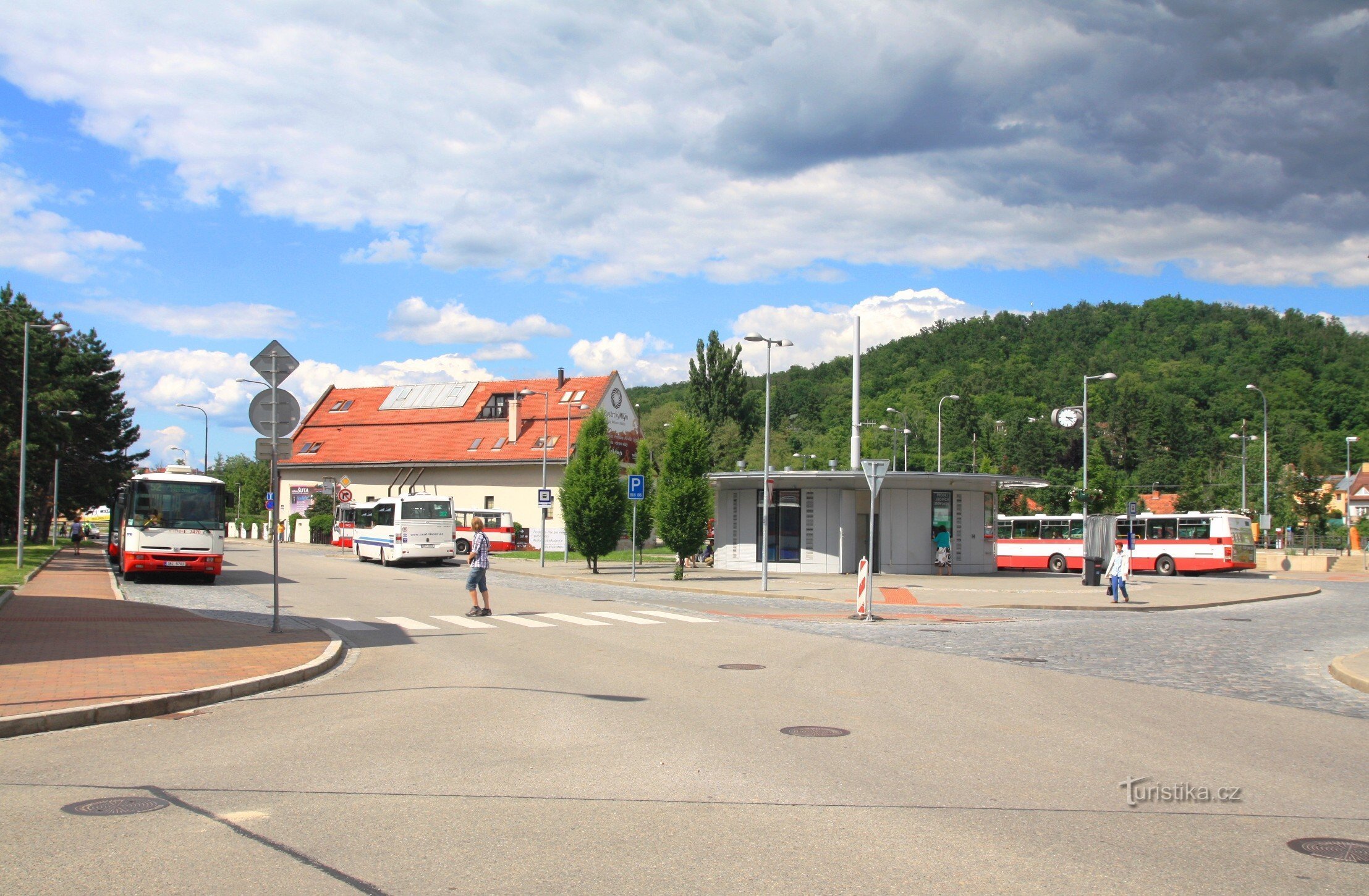 Transportterminal in Brünn-Bystrec