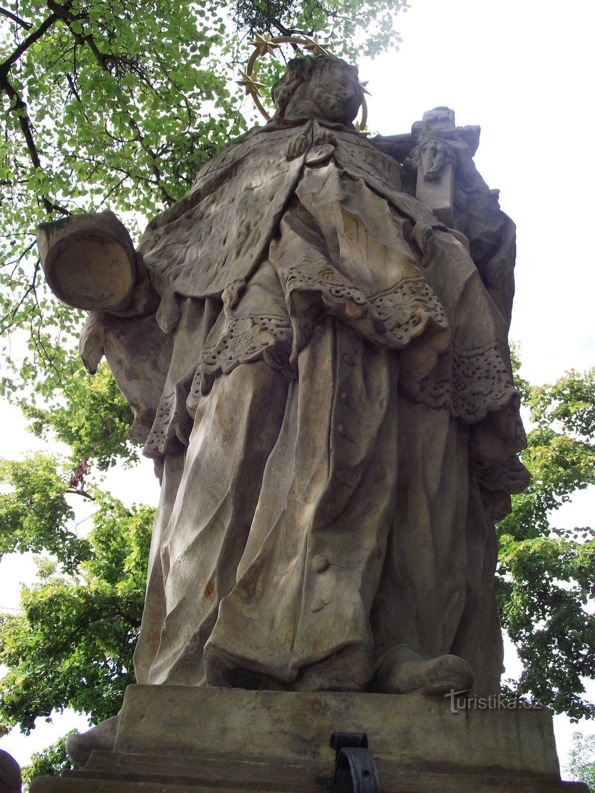 Doubravice (Moravičany) - statue af St. Jan Nepomucký