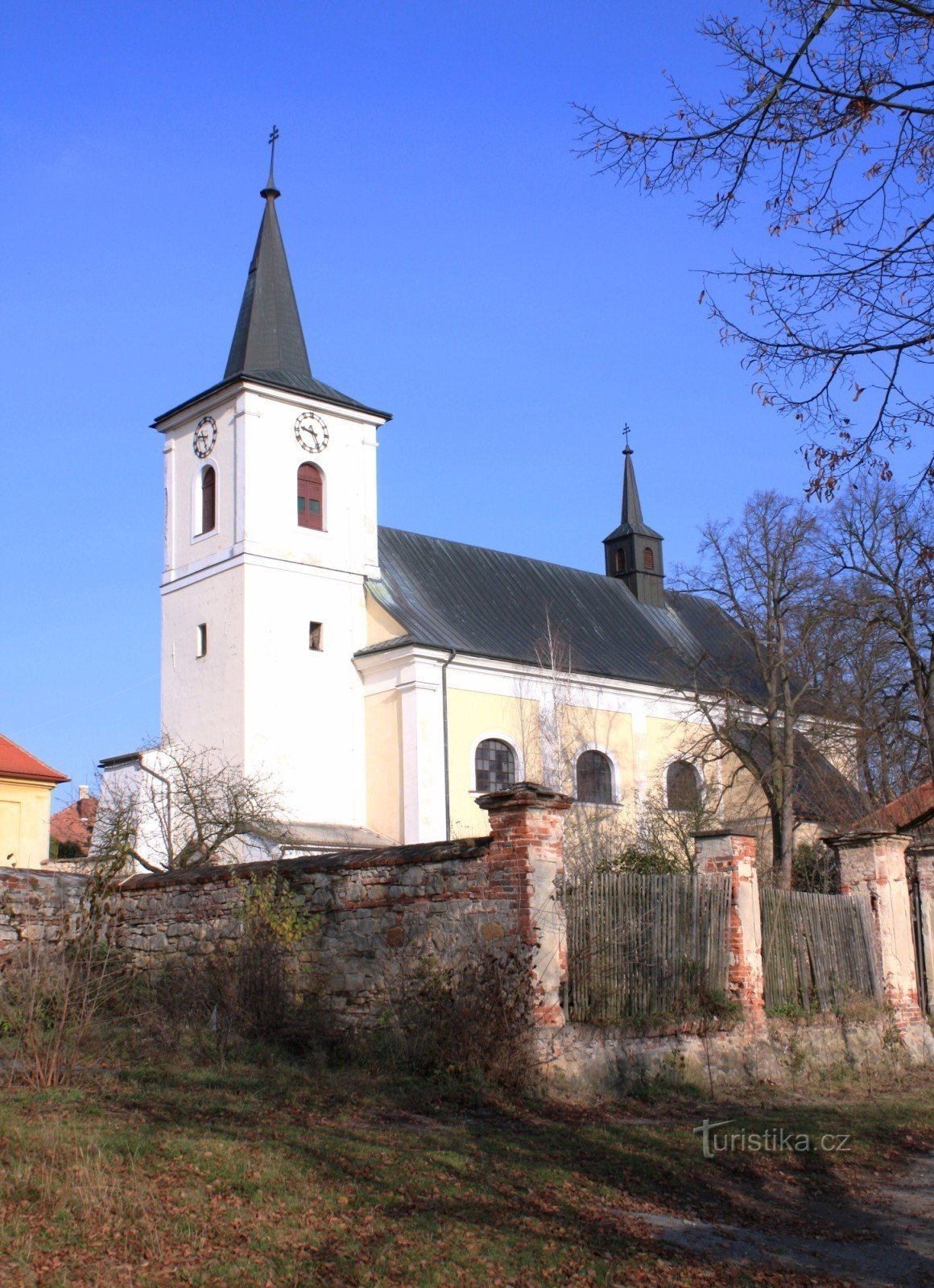 Doubravice nad Svitavou - Szent István-templom. Keresztelő János