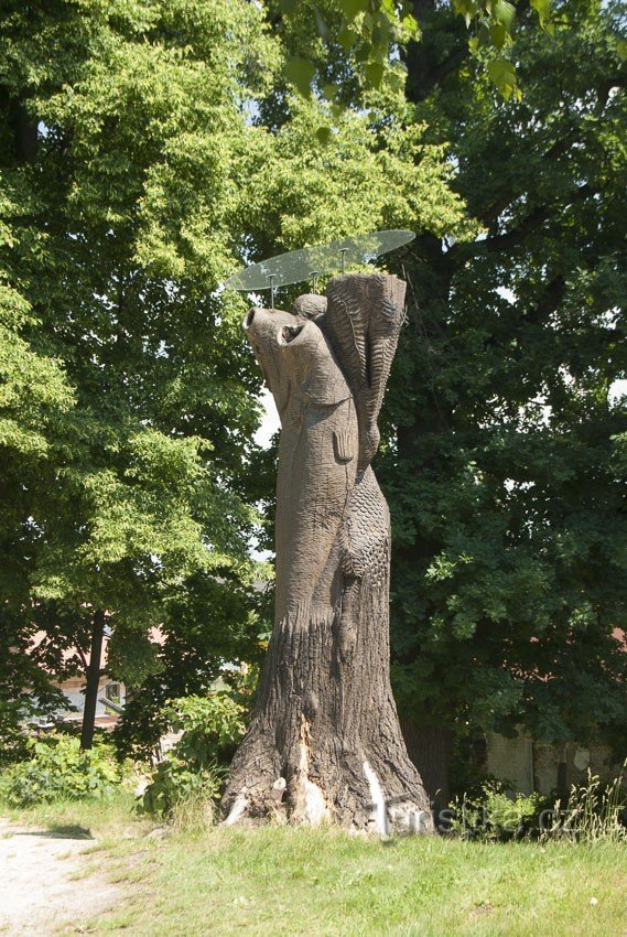 Ein geschickt geschnittener Baum