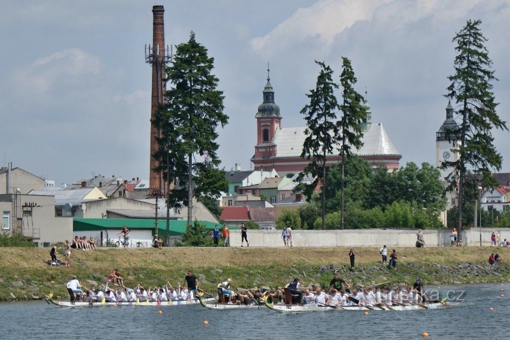 кораблі-дракони на Бечві