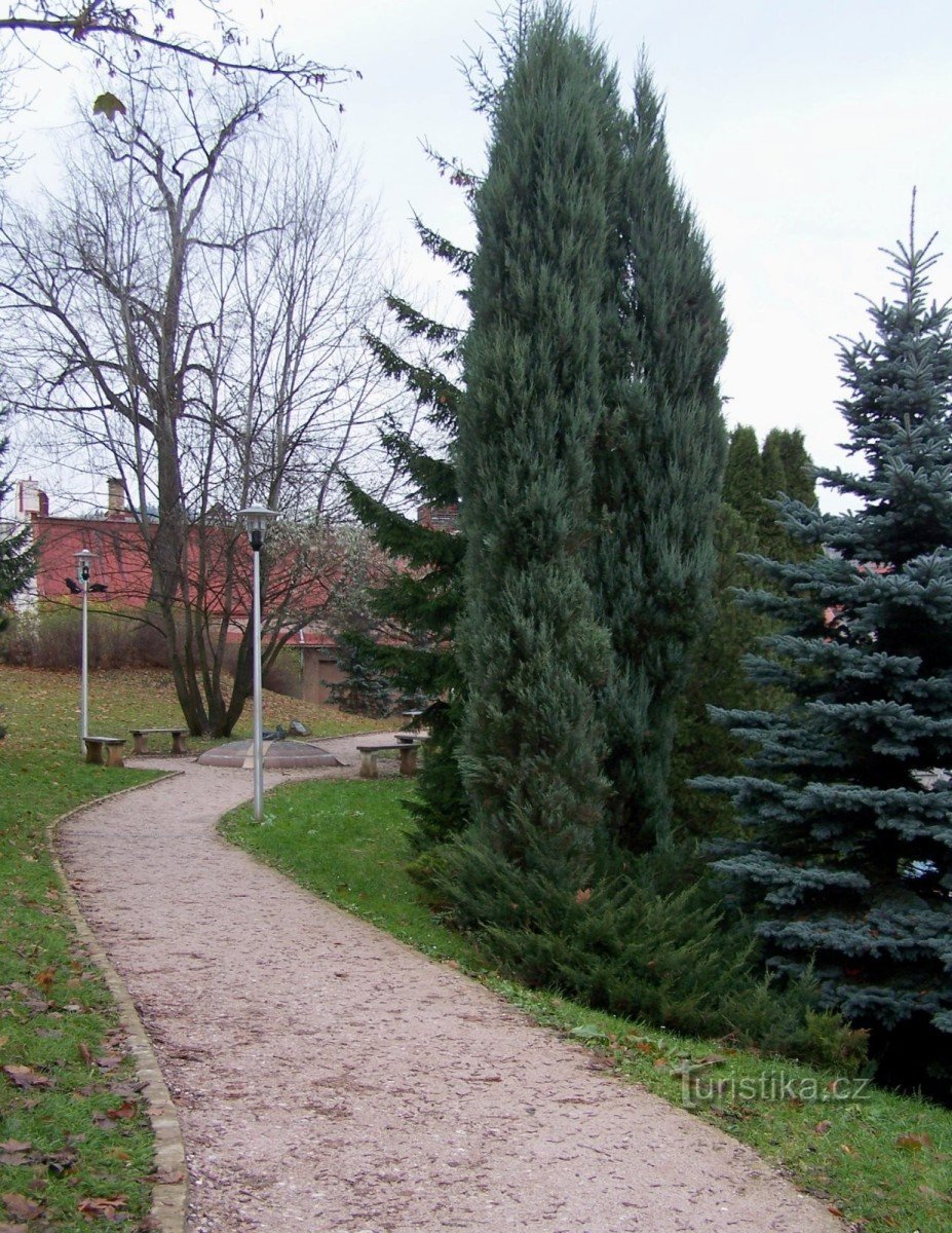 Allée des dragons à Trutnov