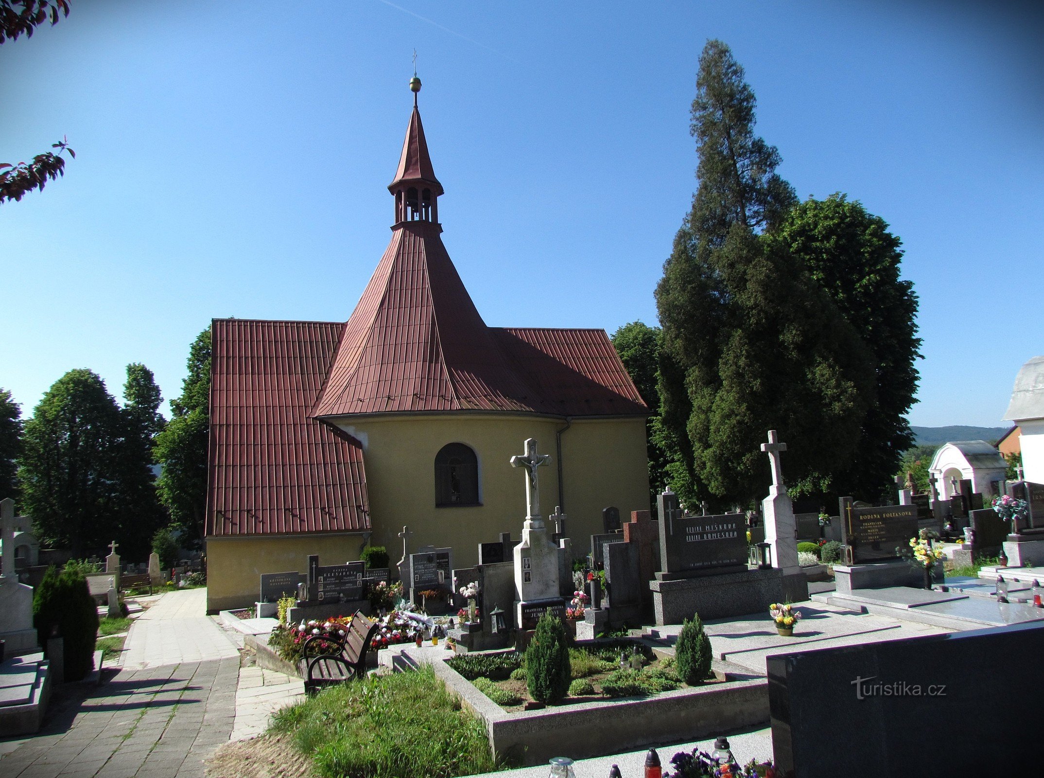 Drahotuše - Chapelle Sainte-Anne et chemin de croix