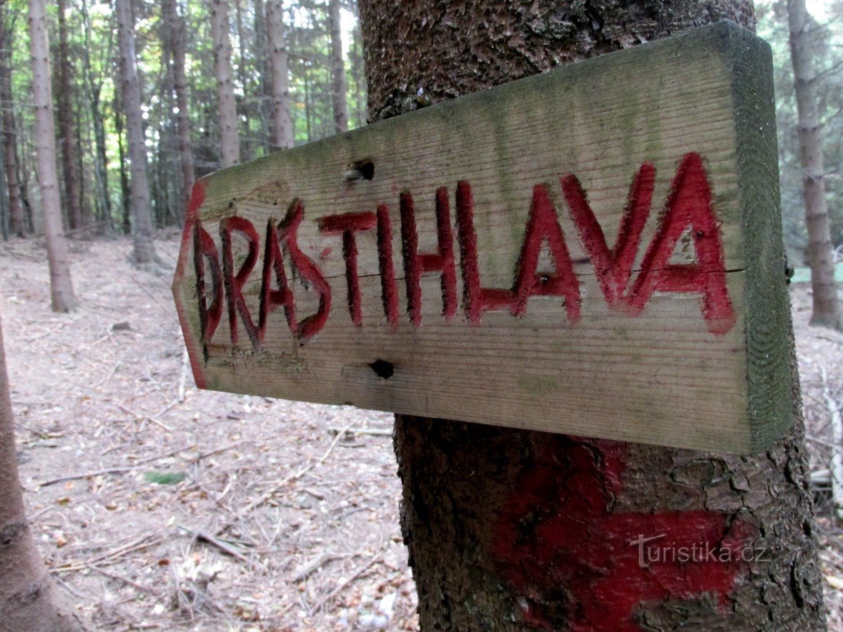 Blackhead. A mysterious mountain with a mysterious name and a mysterious secret. Ratiboř near Vsetín.