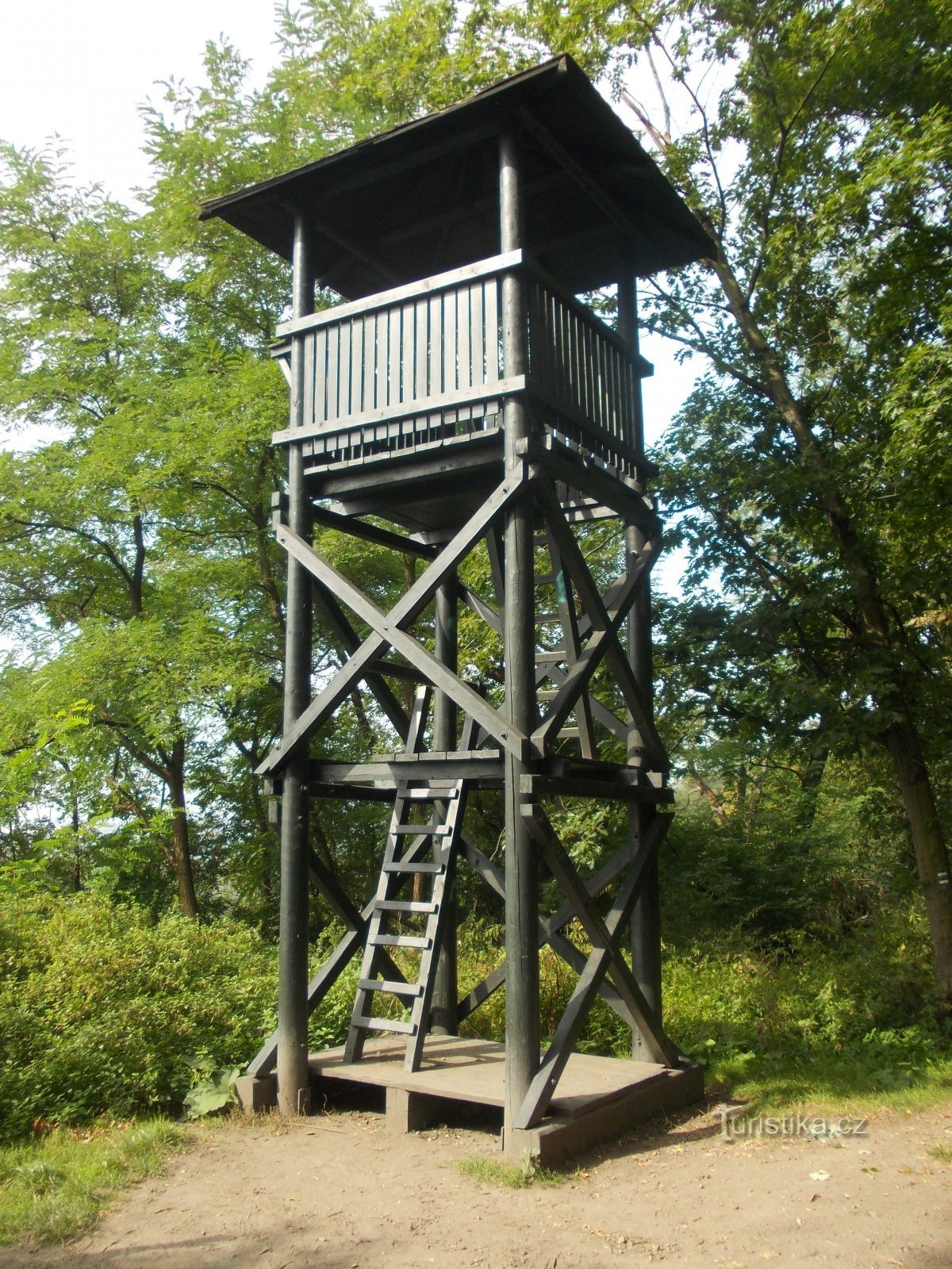 torre di osservazione in legno