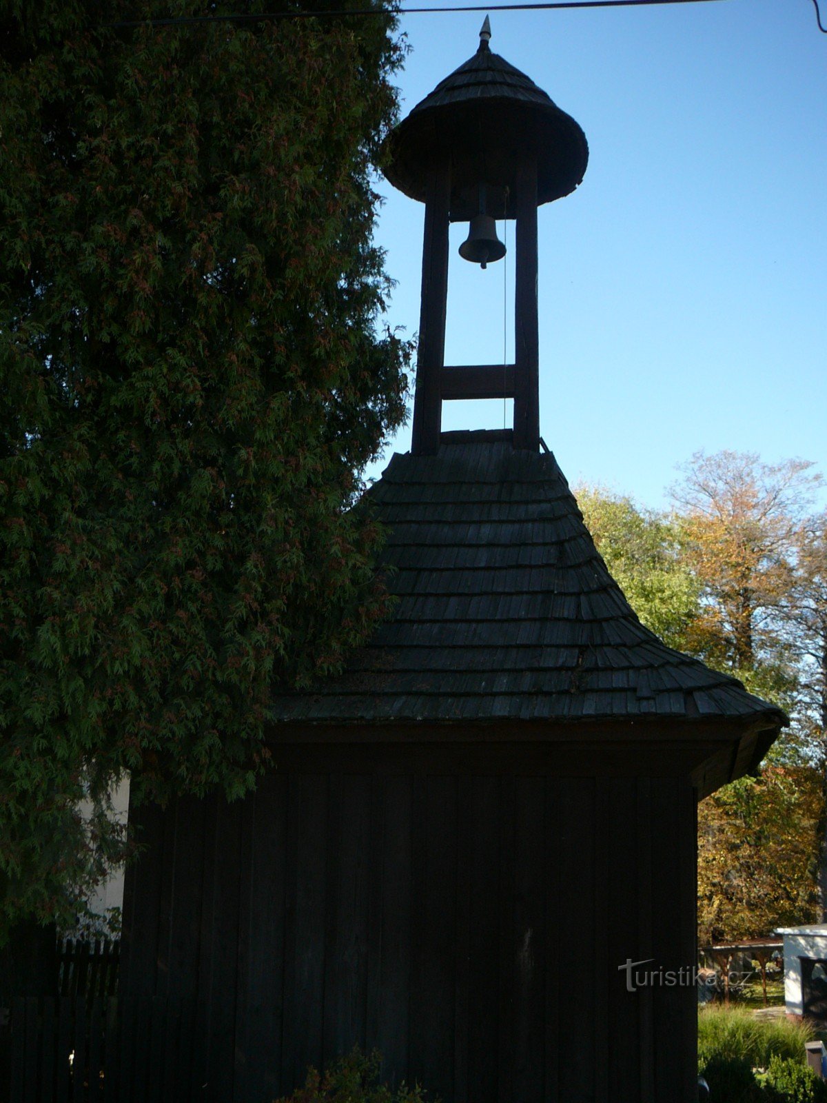 hölzerner Glockenturm in Místek