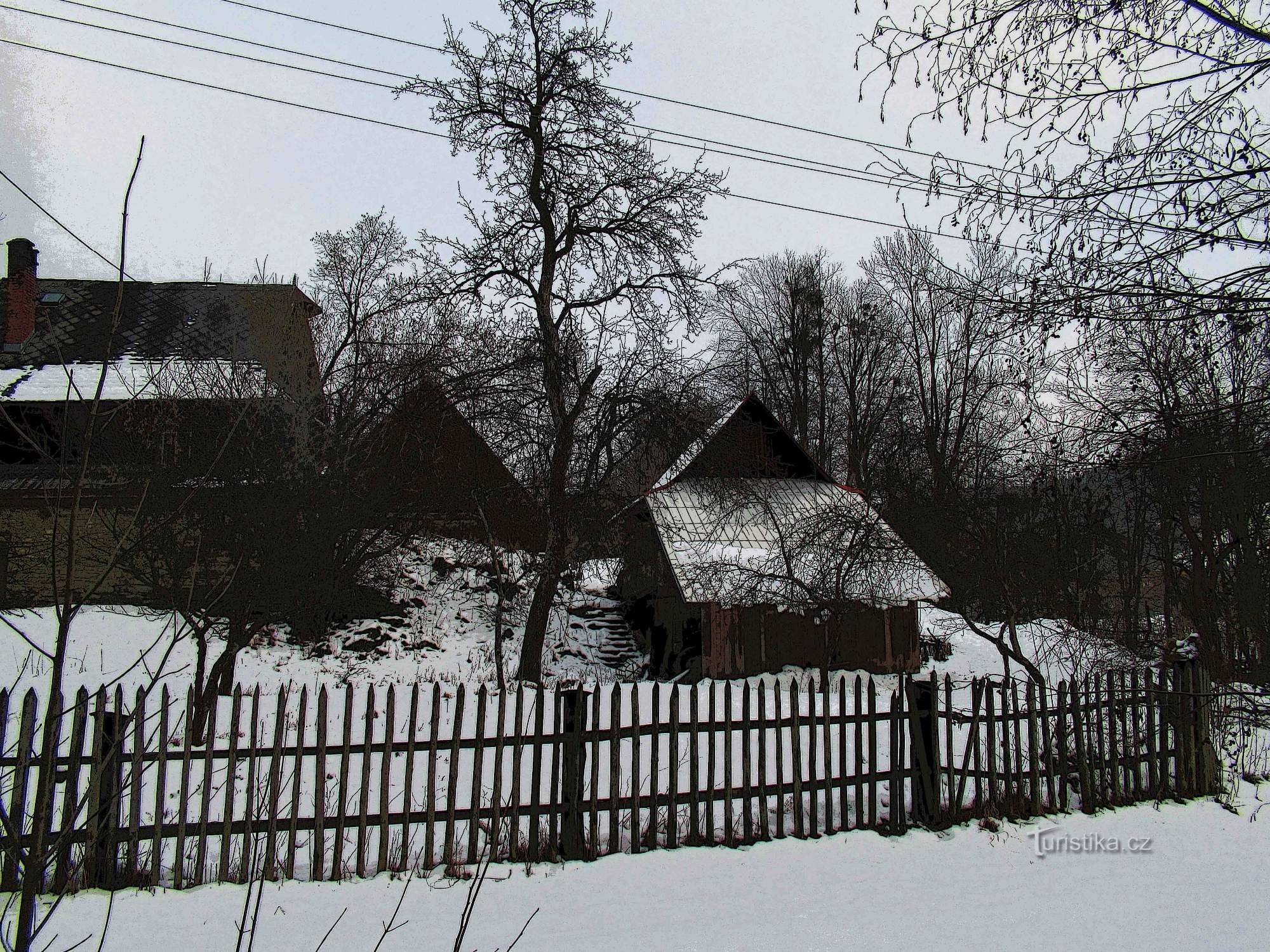 casa di legno a Raťkov