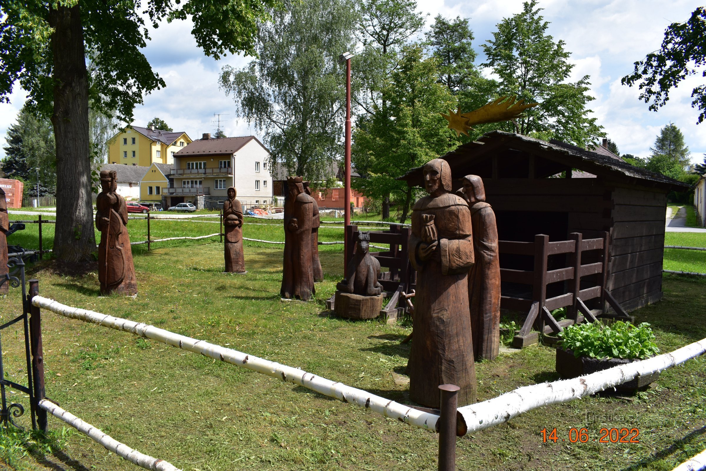 Belén de madera en Jílovice