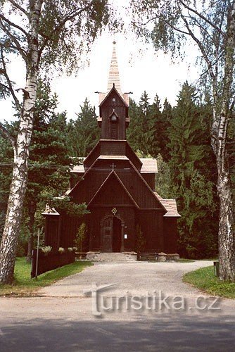 La iglesia de madera de St. Bedrich