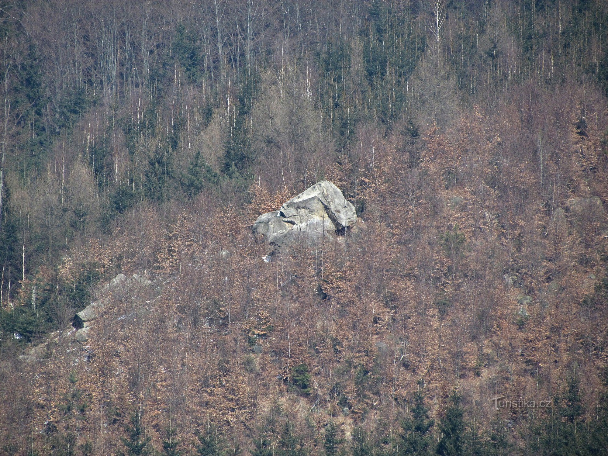 Dřevnická rock garden lähellä Držkovát