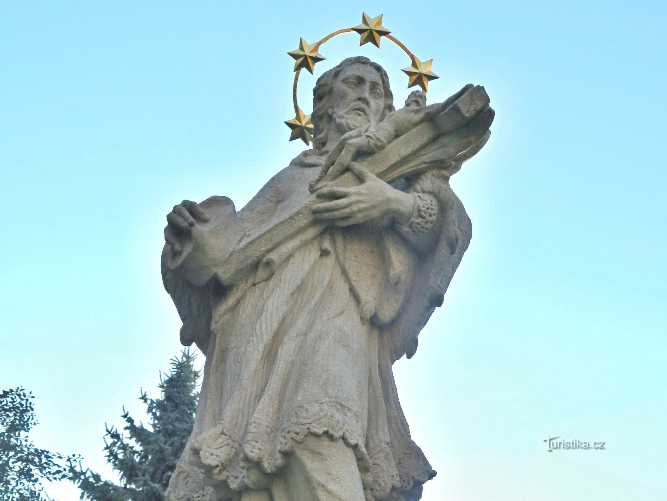 Dříteň – socha sv. Jana Nepomuckého