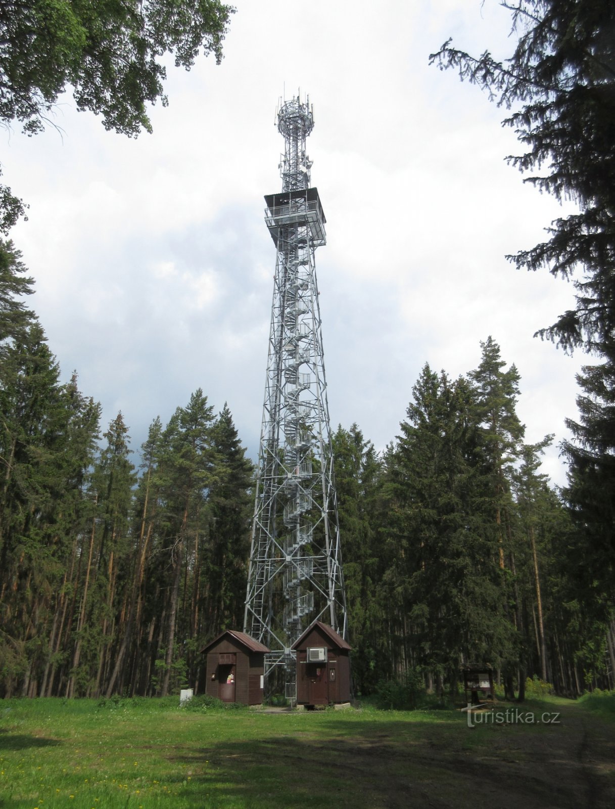 Drmoul - the history of the village, where the Jewish minority also lived, Manská razhledna and educational trails