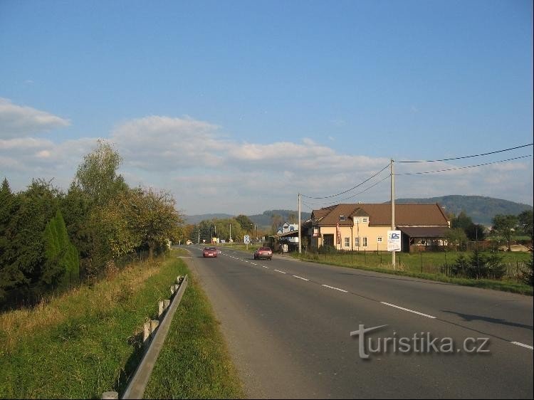 Drnholec - road from Kopřivnice