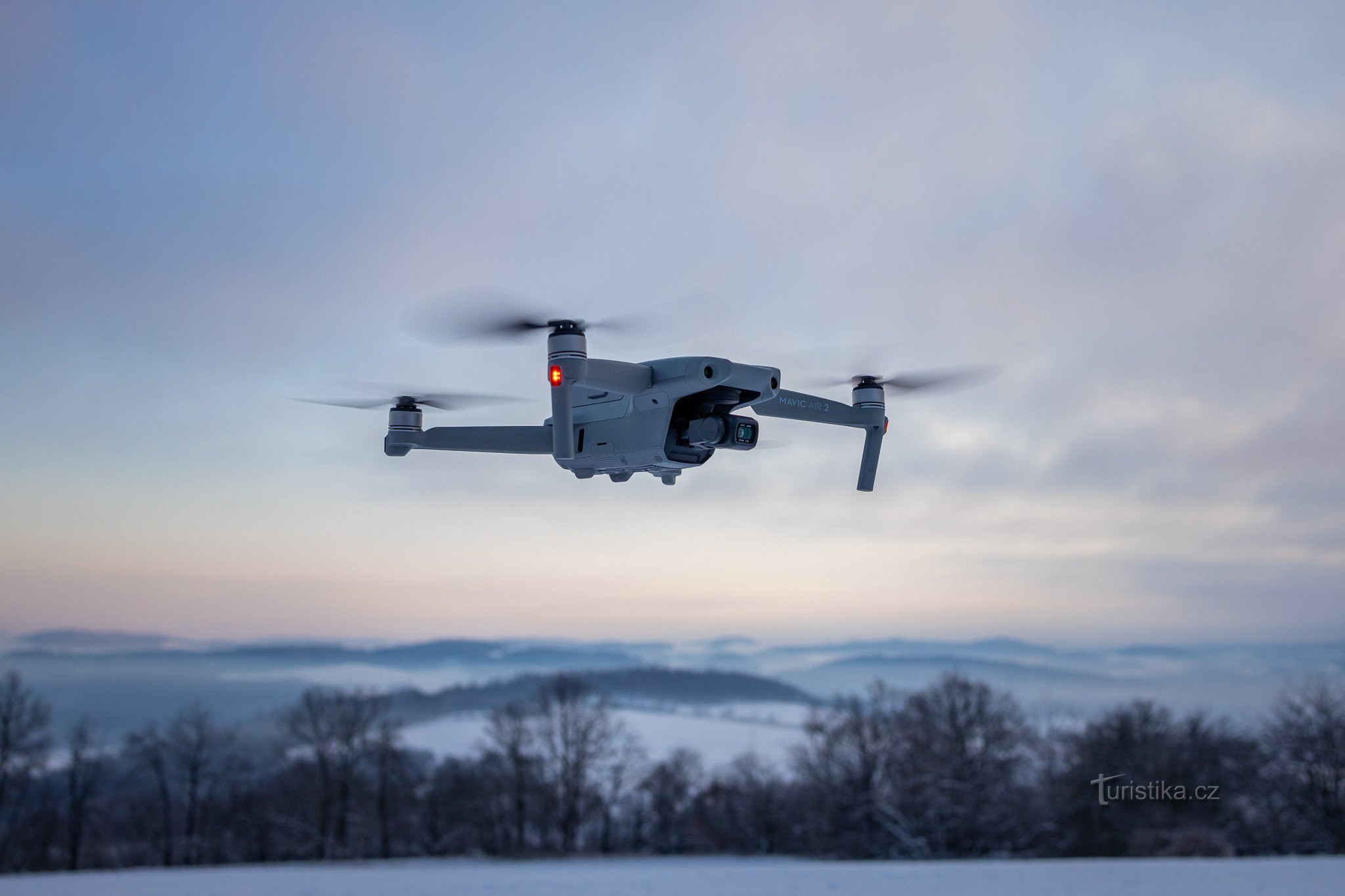 Drone DJI Mavic Air 2 em - 15 ℃ não teve nenhum problema © Václav Křížek