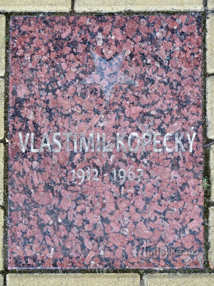 the second name from the first trio on the Walk of Fame