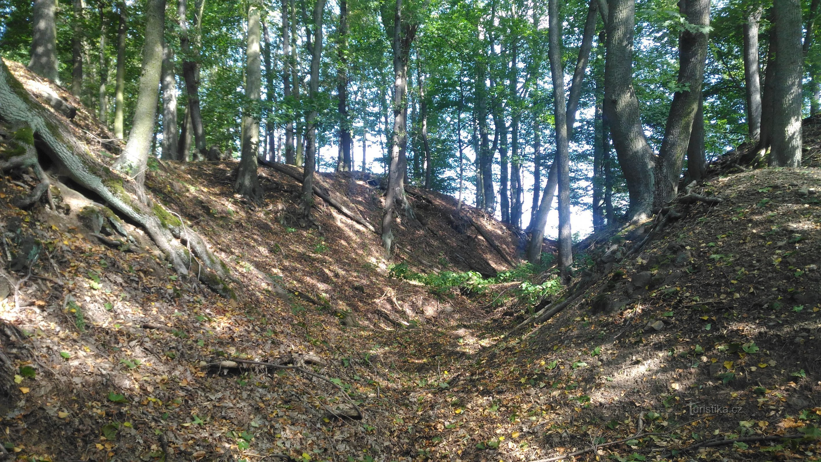 Deuxième fossé du château