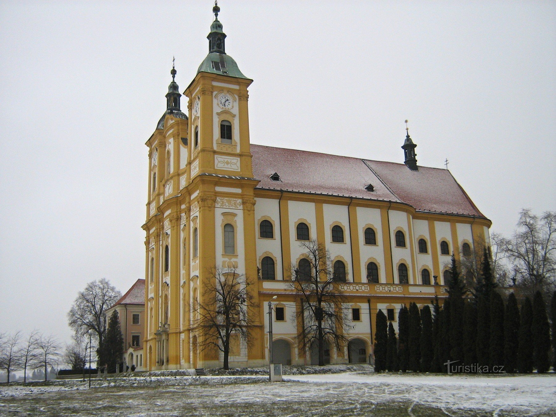 Dub nad Moravou - bedevaartskerk van de Zuivering van de Maagd Maria