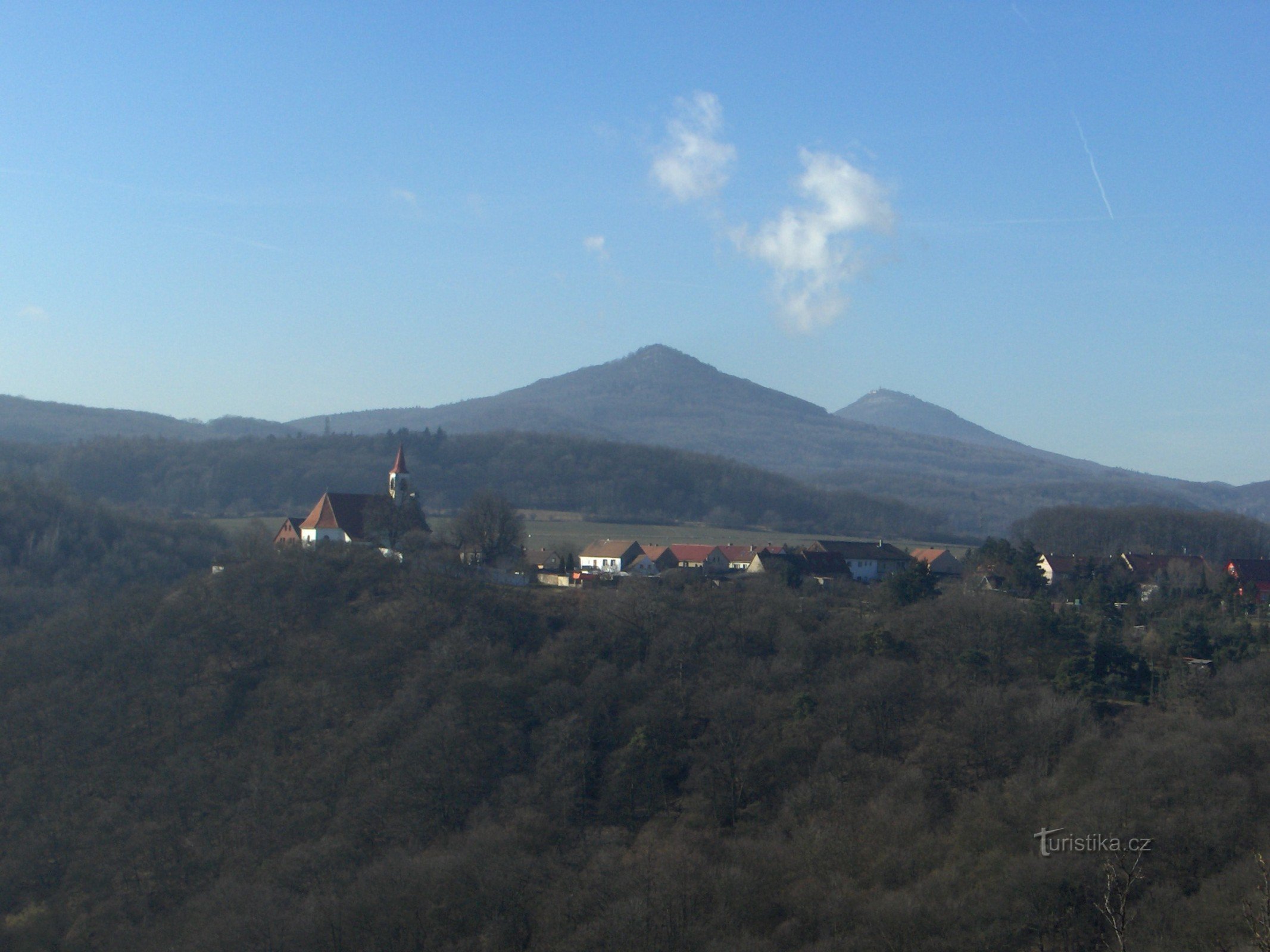 Kościół Dubicky, klečná, Milešovka