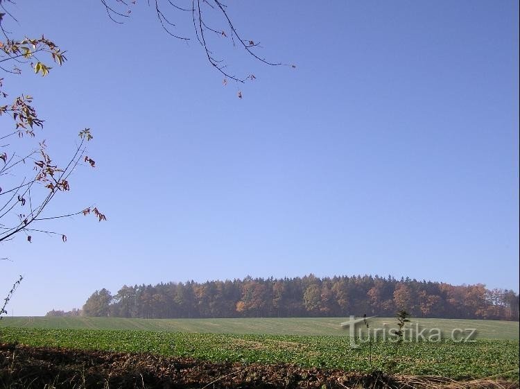 Dubová: Udsigt mod Teplice nad Bečvou