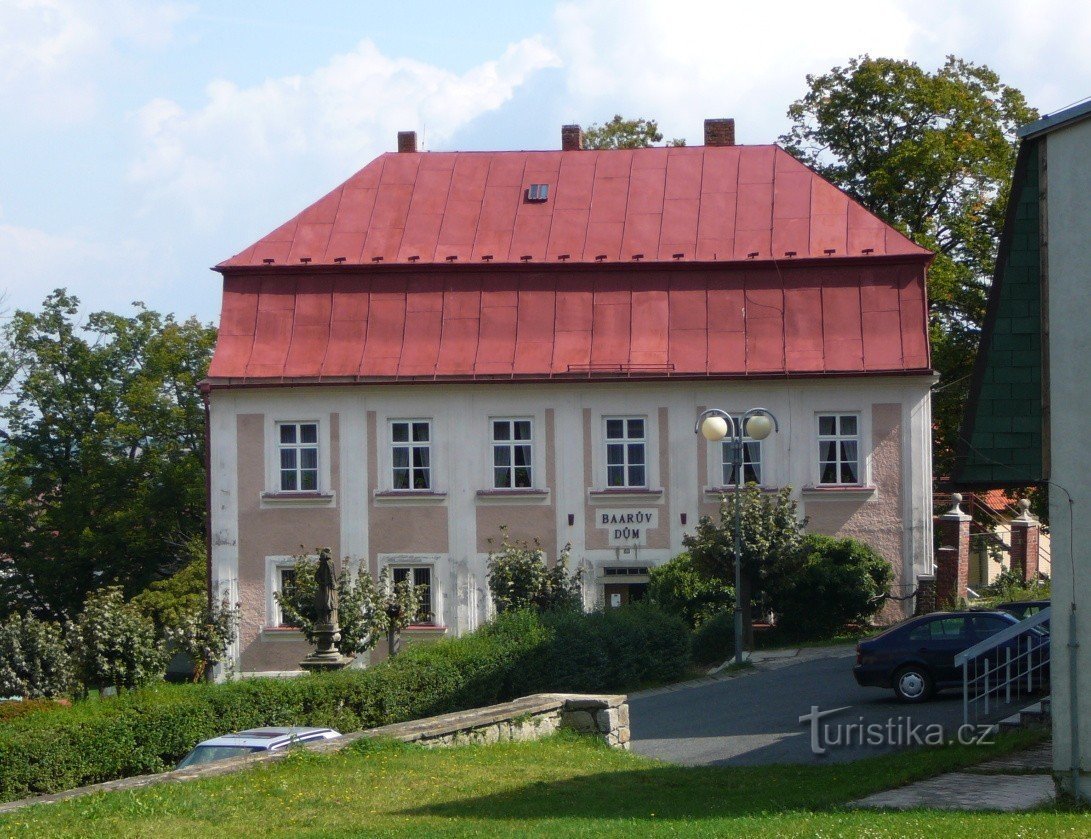 Jindřich Šimon Baar háza múzeumával