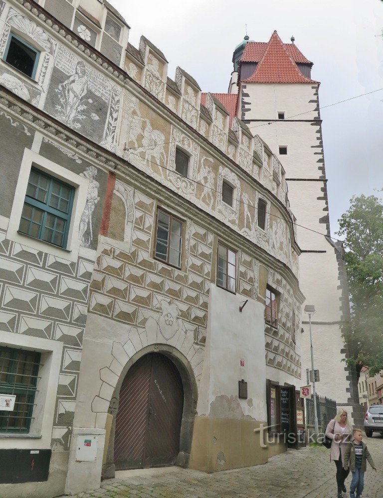 the house under St. Jacob's Tower