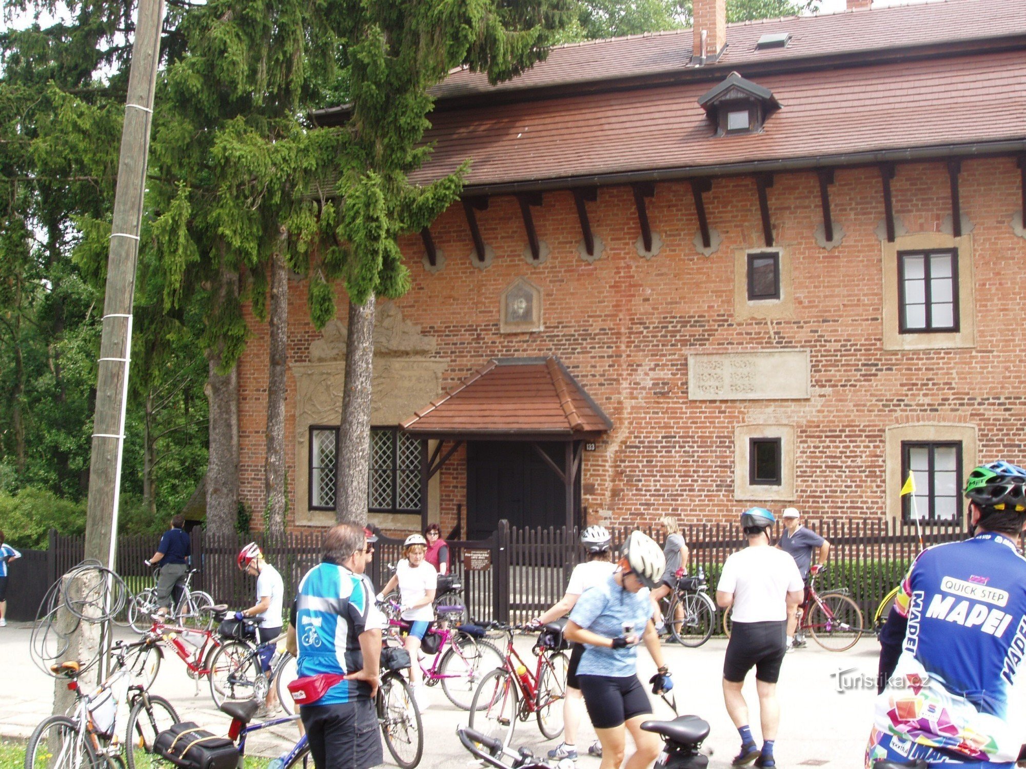 Una casa con lo studio di František Bílek a Chýnov