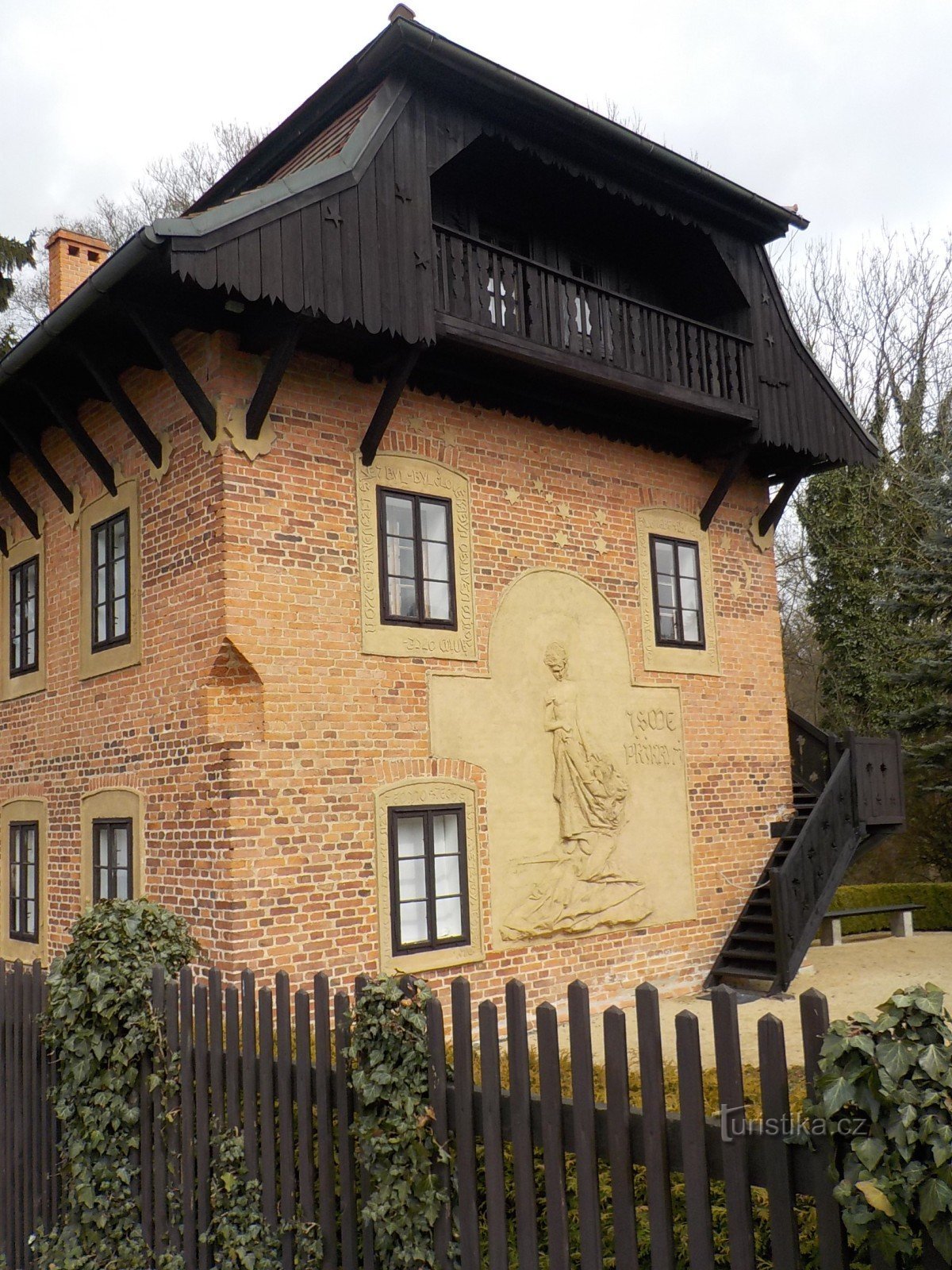 The house of the sculptor František Bílek in Chýnov