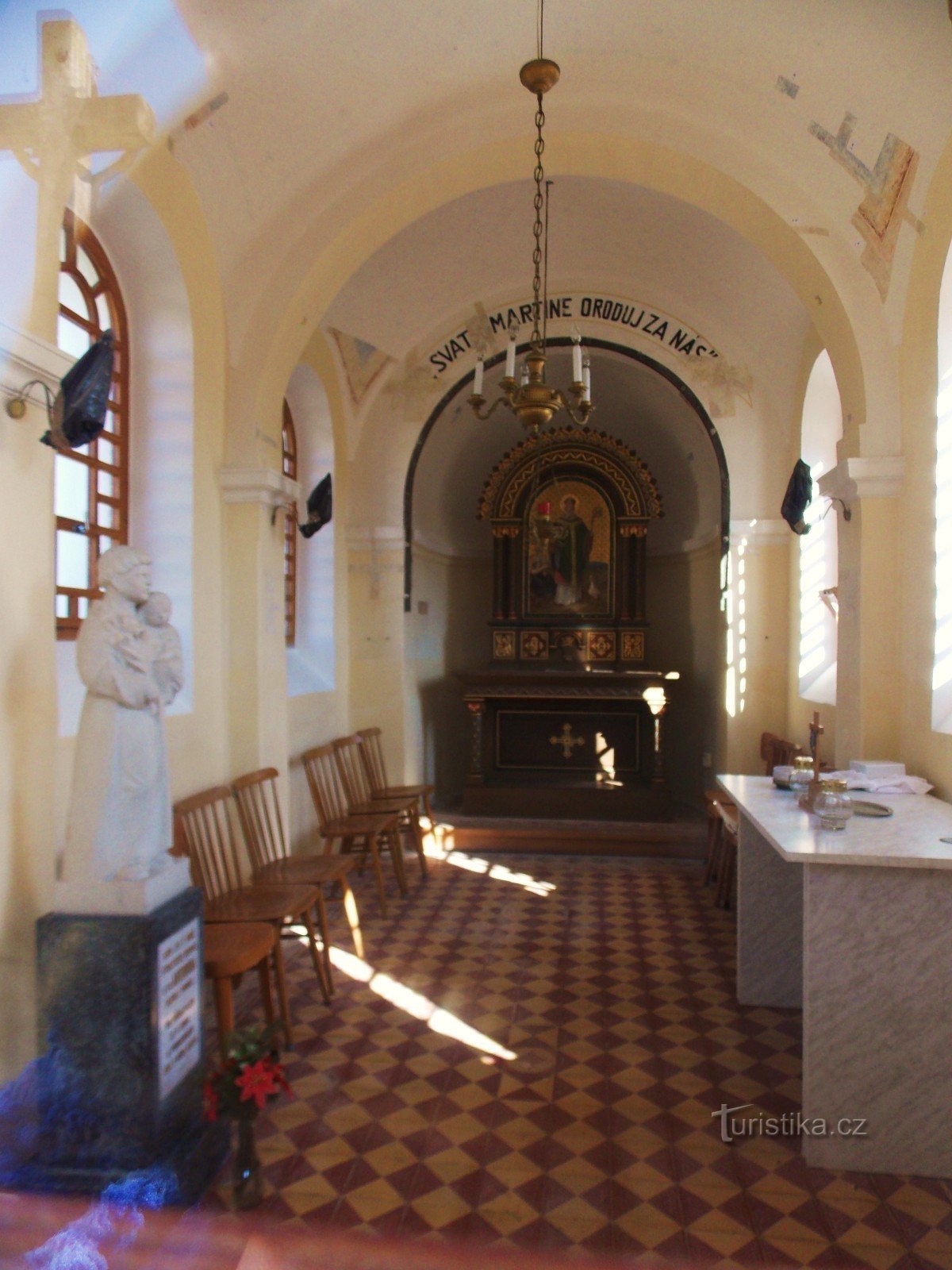 Dwie kaplice - św. Martin i Maryja Panna w okolicy - Příluky koło Zlín
